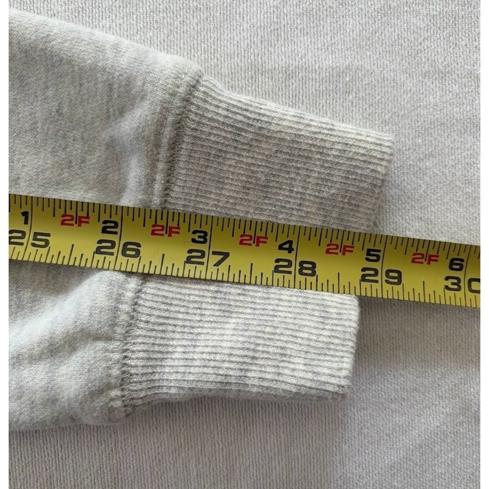 Green Sleeved LA Cali Logo California Raglan Sweatshirt‎ Gray Pocket Large Y2K - Picture 8 of 10